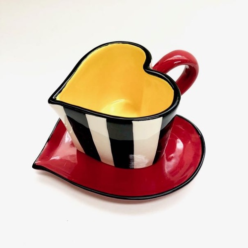 Happy Hearts Cup & Saucer