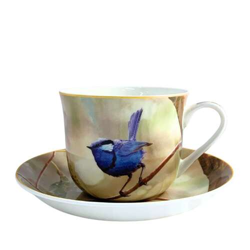 Australian Birds Breakfast Cup & Saucer