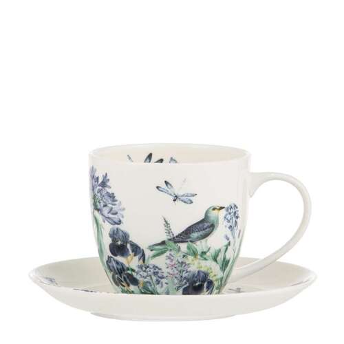 Iris Garden Cup & Saucer