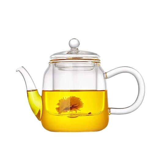 Lily Glass Teapot with Infuser