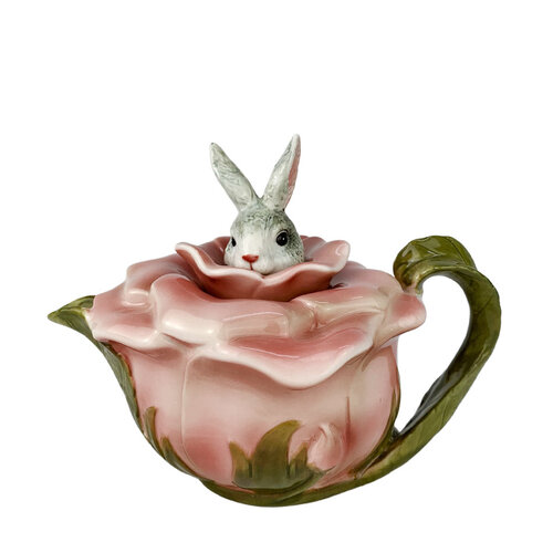 Rosy Rabbit Teapot