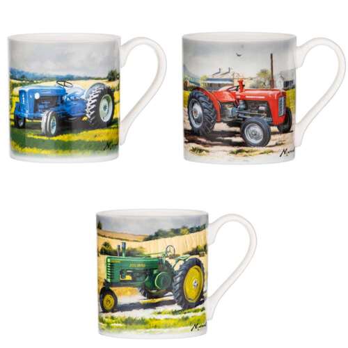 Tractors - Then & Now Mug