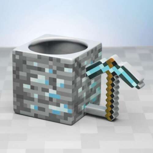 Minecraft Pickaxe Shaped Mug