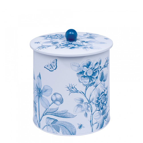 Sanderson Etching & Roses Biscuit Barrel